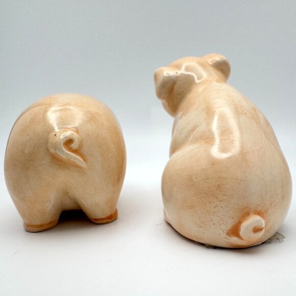 Cosmos Gifts Ceramic Hand Painted Country Farm Pig Piglet Salt Pepper Shaker - Picture 6 of 7